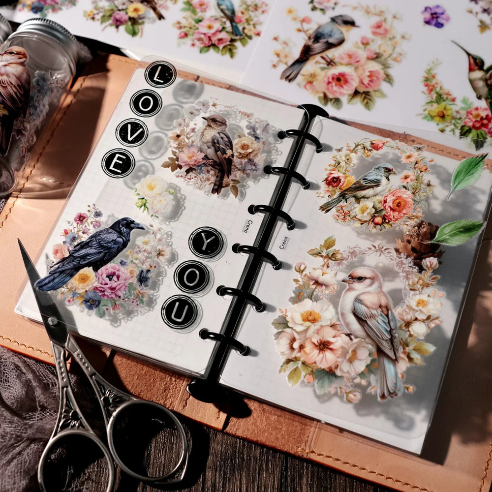 Autocollants Transfert Colibri & Oiseaux