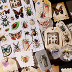 Insekten-Kristall-Rub-On-Transfer-Sticker | Schmetterlings-UV-DTF-Transfer-Sticker