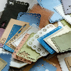 Vintage Scrapbook-Papier-Set mit Spitzenmuster