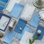 Vintage Scrapbook-Papier-Set mit Spitzenmuster