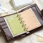 Vintage Scrapbook-Papier-Set mit Spitzenmuster