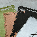 Vintage Scrapbook-Papier-Set mit Spitzenmuster
