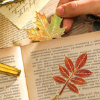 Marque-pages en métal feuille de ginkgo | Cadeau de rentrée pour les amoureux des livres