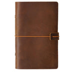 Nachfüllbares Notizbuch aus Leder – A5 A6 A7 | Crazy Horse Leder Tagebuch Geschenk