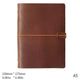 Refillable Leather Binder Notebook Cover – A5 A6 A7 | Crazy Horse Leather Journal Gift