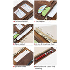 Leather Travelers A5 Notebook Binder Cover