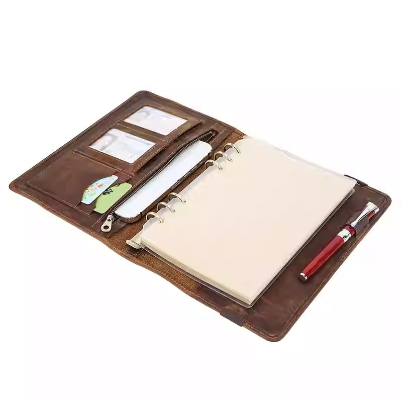 Leather Travelers A5 Notebook Binder Cover