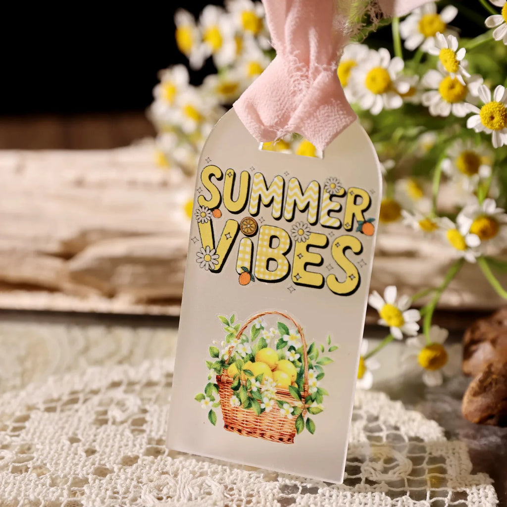 Lemon Rub-On Transfer Stickers | Fresh Summer DIY Decor