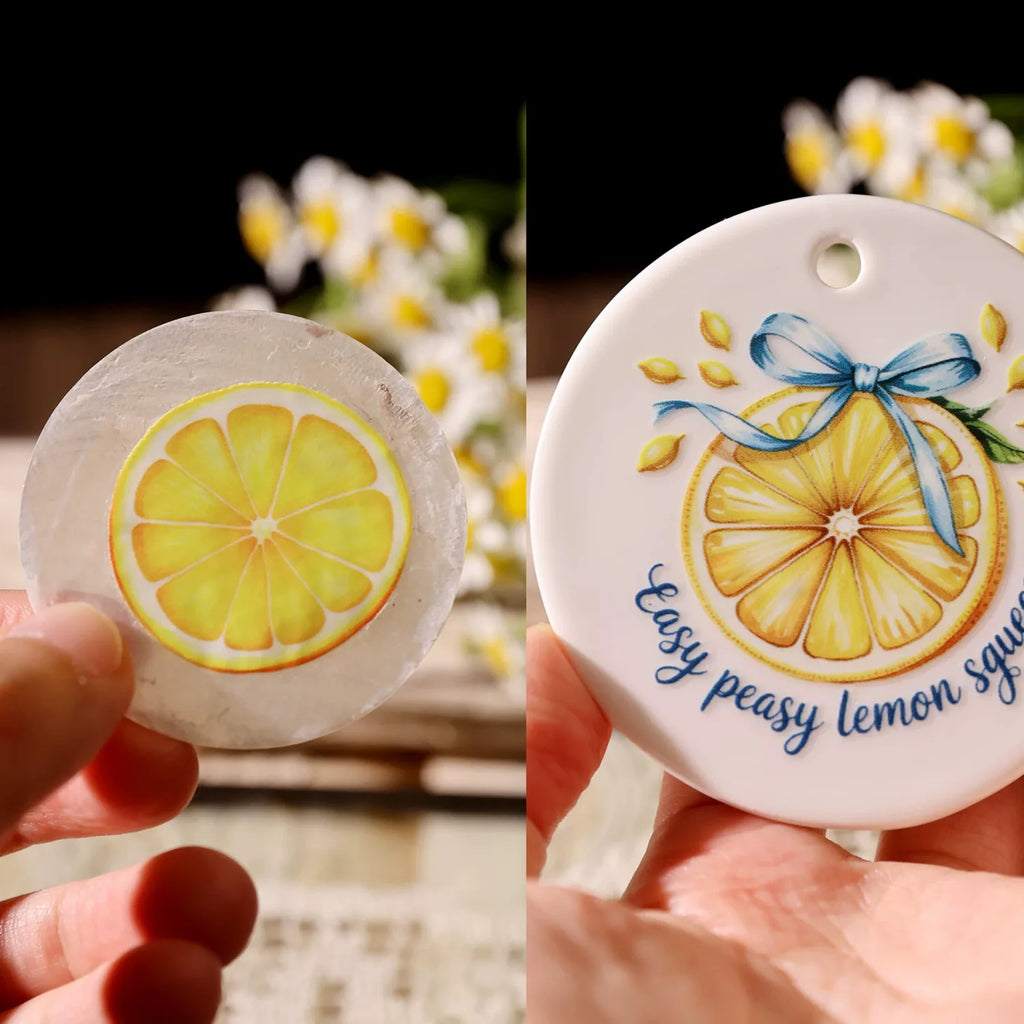 Lemon Rub-On Transfer Stickers | Fresh Summer DIY Decor