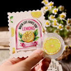 Lemon Rub-On Transfer Stickers | Fresh Summer DIY Decor