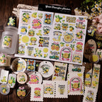 Lemon Rub-On Transfer Stickers | Fresh Summer DIY Decor