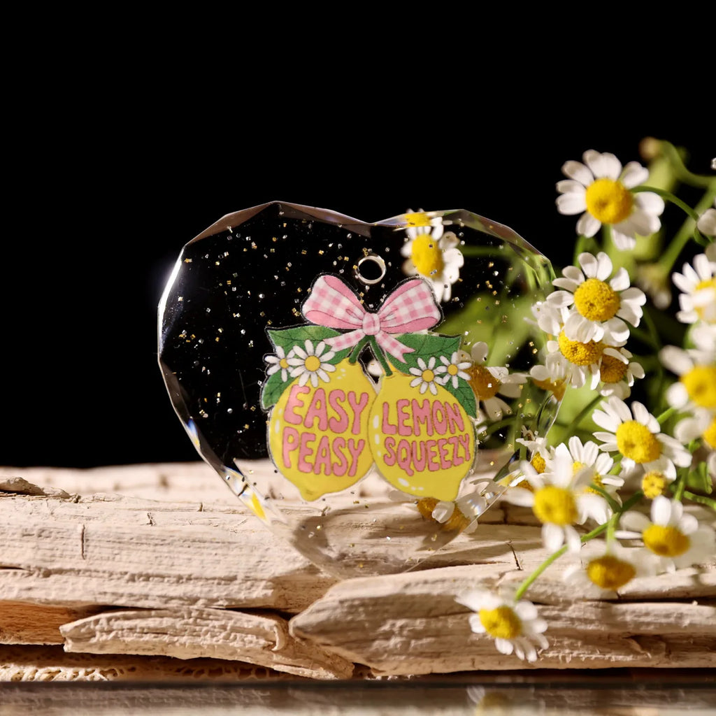 Lemon Rub-On Transfer Stickers | Fresh Summer DIY Decor