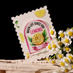 Lemon Rub-On Transfer Stickers | Fresh Summer DIY Decor