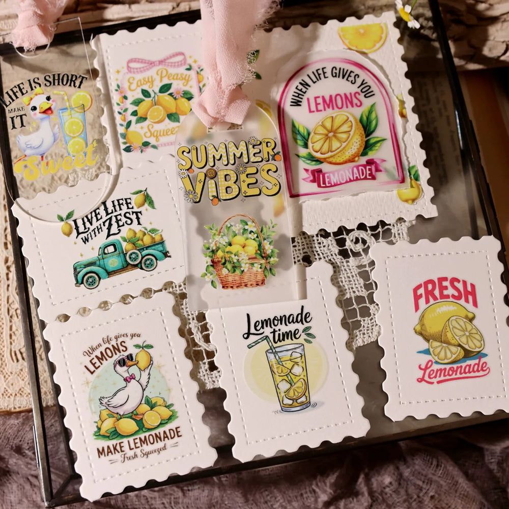 Stickers à transfert citron | Décoration DIY fraîcheur estivale