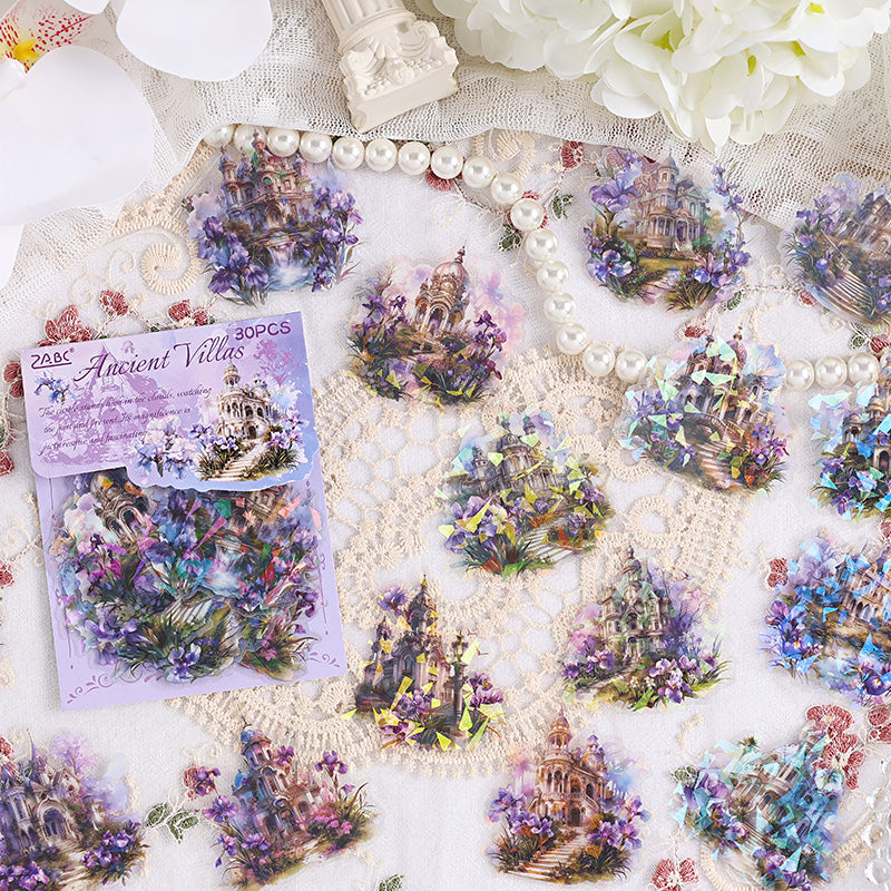 マジックキャッスル虹色ステッカーセット – ジャーナリング用