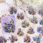 Iridescent Magic Castle Sticker Set – Für Journaling