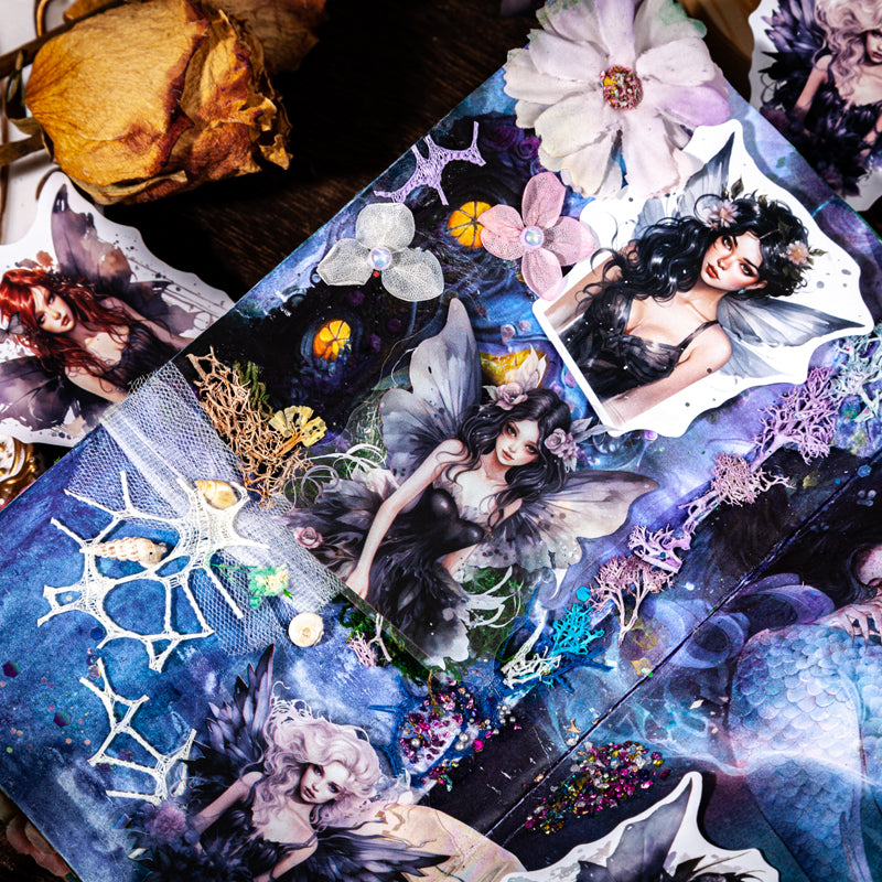 Mystical Sprite PET Sticker-Set für Scrapbooking