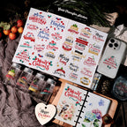 Merry Christmas Sticker | UV DTF Transfer Sticker