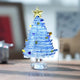 Mini figurine en verre en forme de sapin de Noël – Décoration de fêtes artisanale en verre