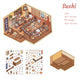 Autocollants de Scène Miniature 3D – Set de Scènes de Maison 3D DIY