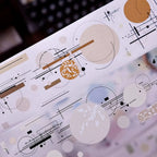Minimal Geometric Circle PET Washi Tape