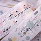 Minimal Geometric Circle PET Washi Tape