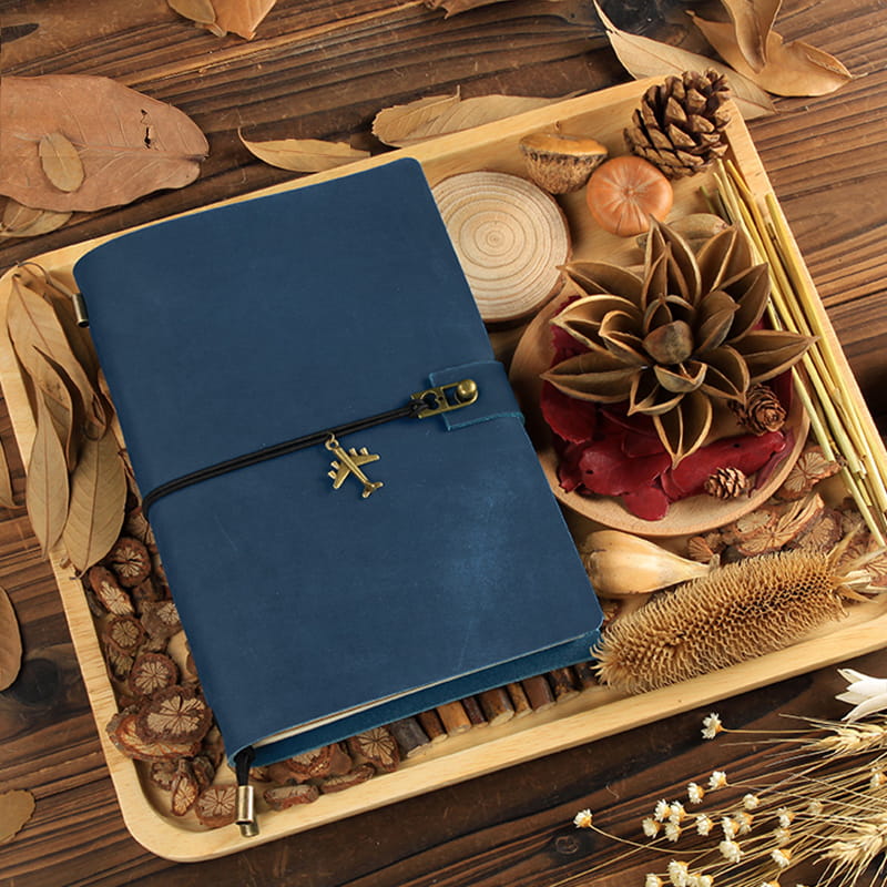 TRAVELER'S Notebook Passport Size journal Cover Blue