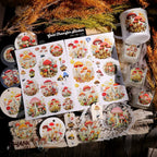 Mushroom UV DTF Sticker Transfers for Cups, Phone Cases & Journals