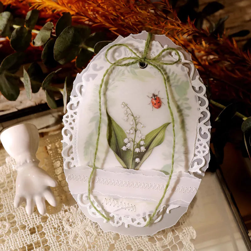 Nature Field Notes Rub-On Transfer Stickers | Forest Animals & Plants