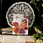 Oil Painting Style Rub-On Stickers | Hummingbird, Owl & Floral Transfers
