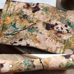 Panda Fabric Journal – Bullet Journal & Note-taking Notebook, Hobonichi Cover, Gift for Her