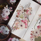 Peach Blossom Washi & PET Tape - Light Vintage