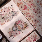 Peach Blossom Washi & PET Tape - Light Vintage