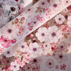 Peach Blossom Washi & PET Tape - Light Vintage