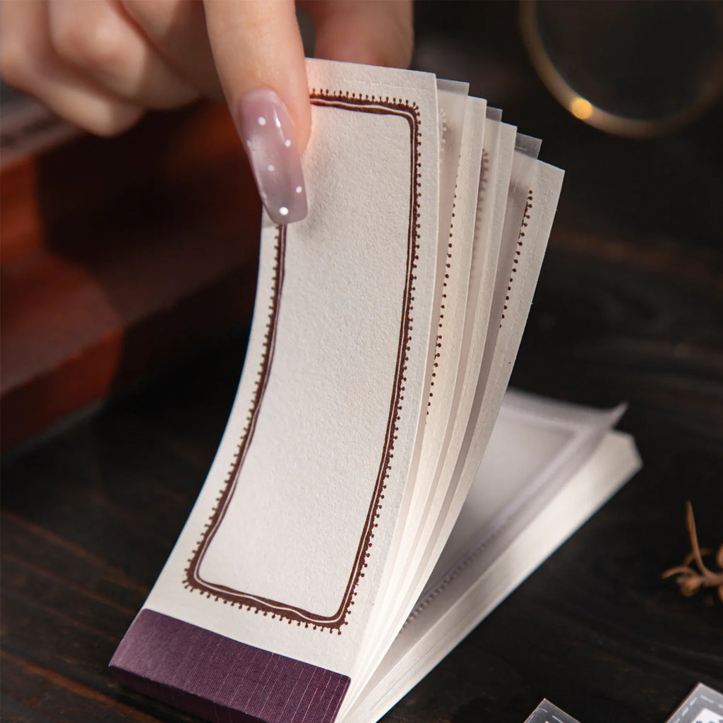 Notizblock mit perforiertem Rand (Taschenformat)