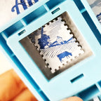Perforatrice à gaufrage pour timbres-poste – Outil de loisirs créatifs pour la création de cartes, de carnets et de cartes
