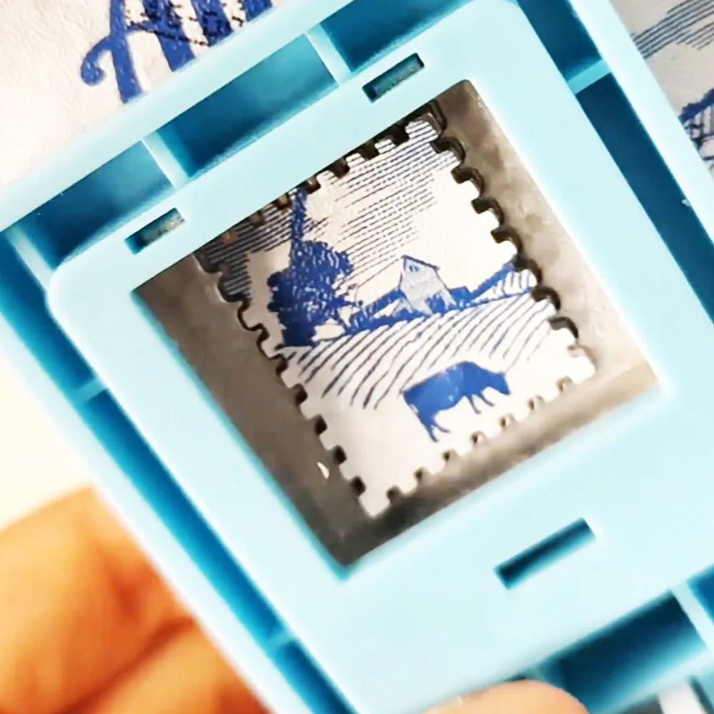 Perforatrice à gaufrage pour timbres-poste – Outil de loisirs créatifs pour la création de cartes, de carnets et de cartes