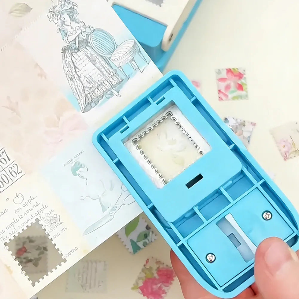 Perforatrice à gaufrage pour timbres-poste – Outil de loisirs créatifs pour la création de cartes, de carnets et de cartes