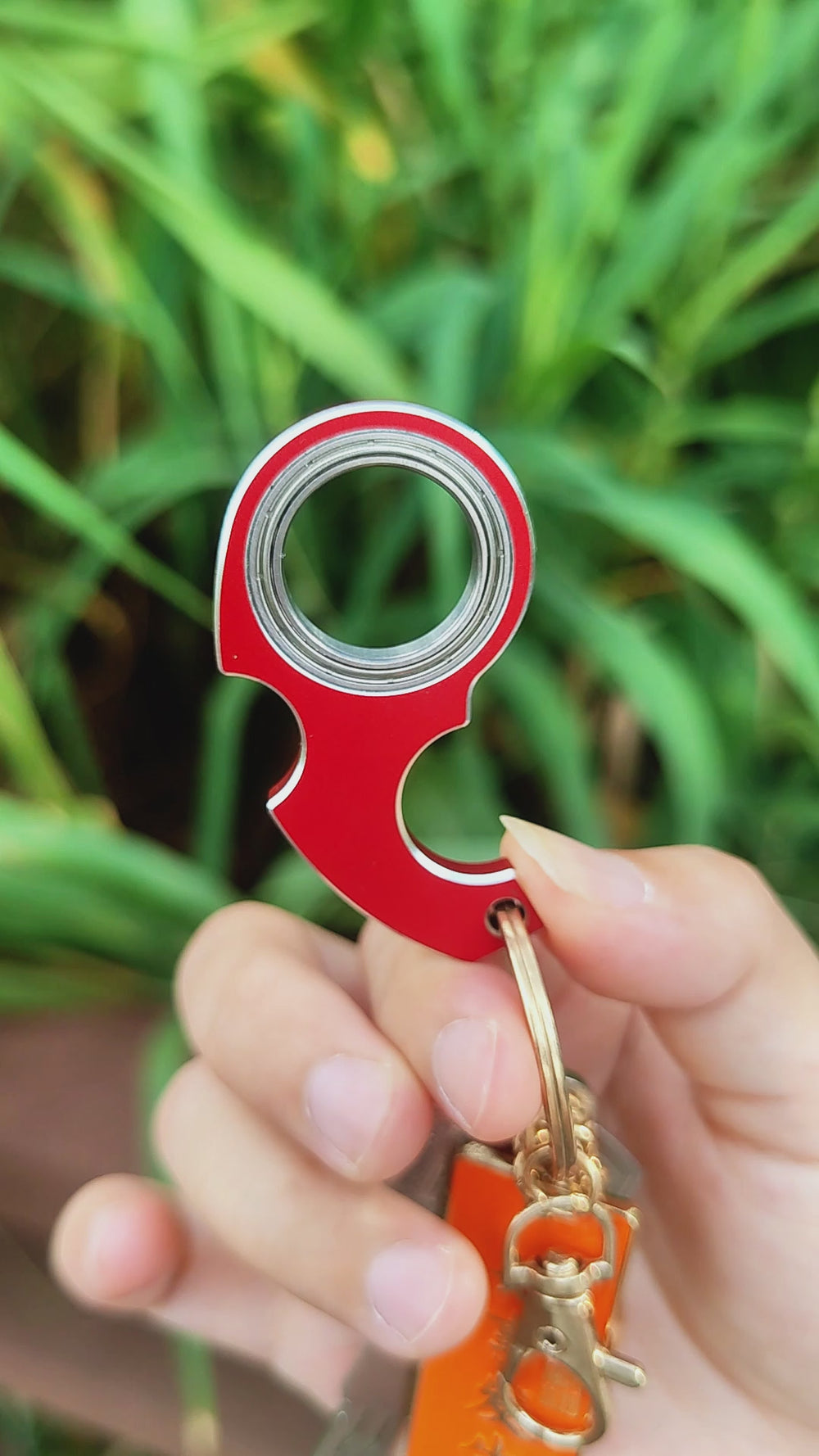 Original-Design Metall-Fidget-Schlüsselanhänger | CNC-Aluminium, Präzisionslager & sanfter Spin