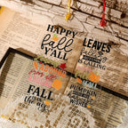 Pumpkin Spice Quote UV DTF Transfer Stickers