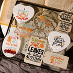 Pumpkin Spice Quote UV DTF Transfer Stickers