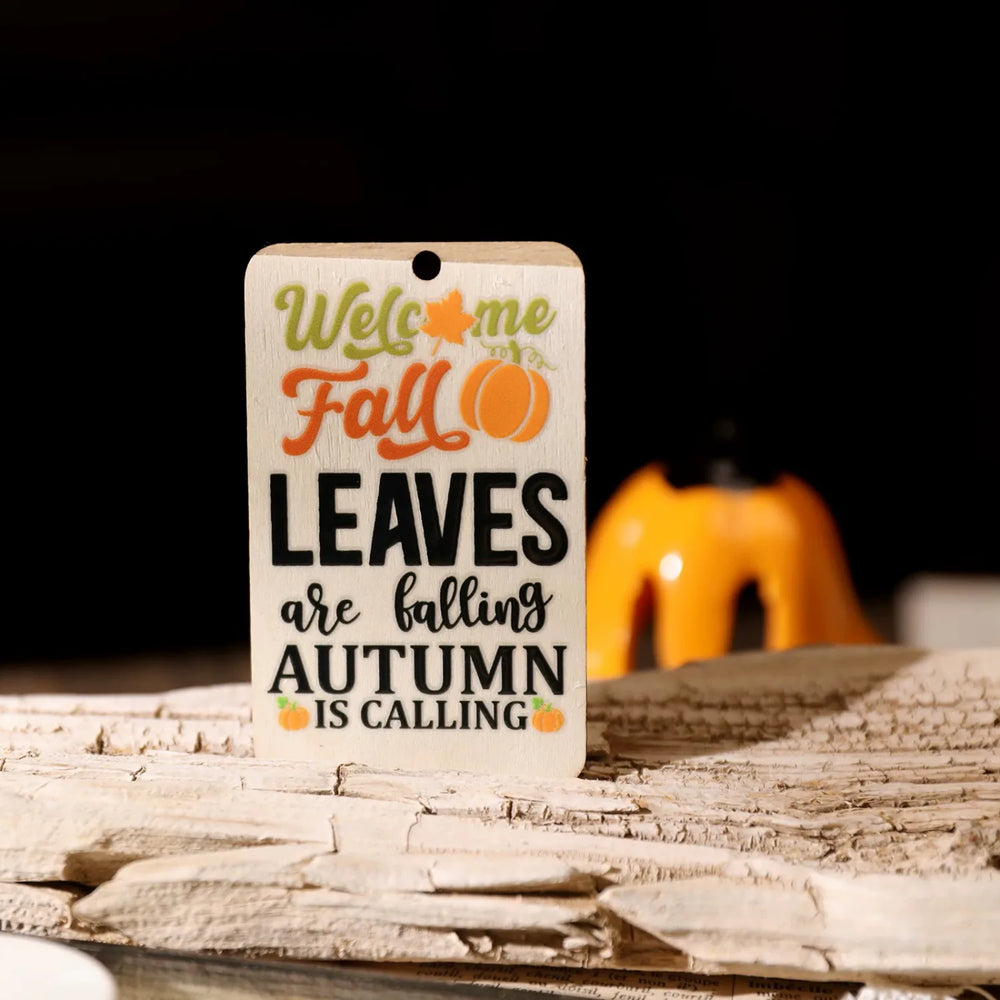 Pumpkin Spice Quote Crystal Transfer Stickers