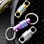 Quick-Release Titanium Keychain Connectors
