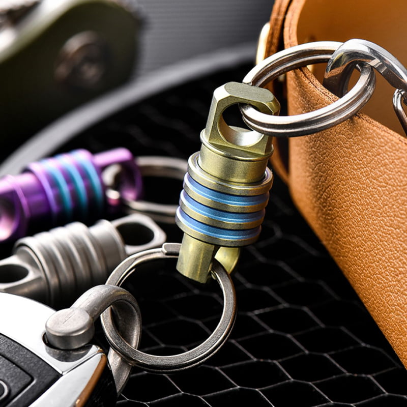 Keychain Conector Quick-Release Titanium Keychain Connectors – Donum ideas