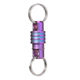 Quick-Release Titanium Keychain Connectors