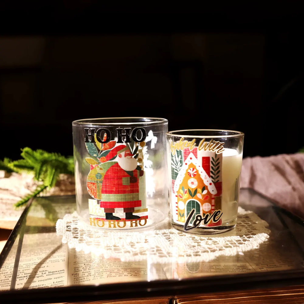 Retro jul-UV DTF-överföringsdekaler