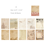 Retro Scrapbooking Paper Set