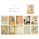 Retro Scrapbooking Paper Set