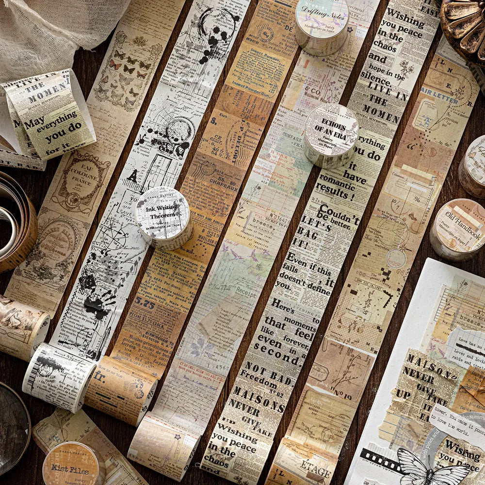 Retro Words Washi Tape