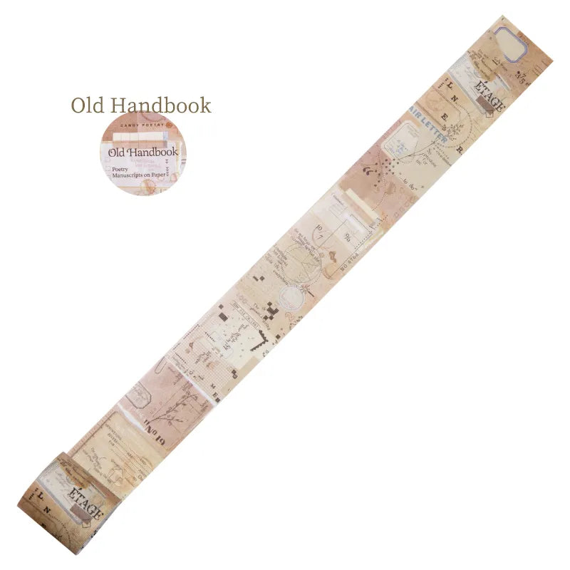 Retro Words Washi Tape